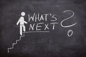 What’s next?の文字